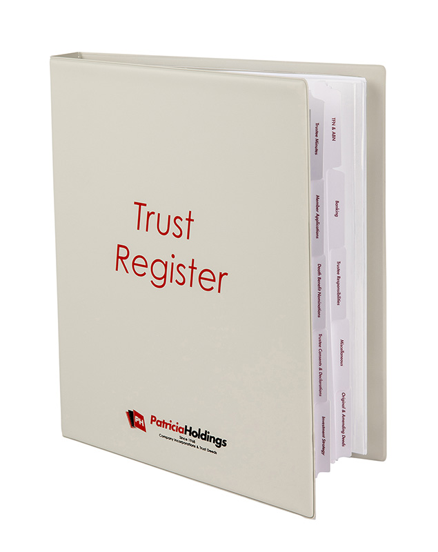 01 Trust Register